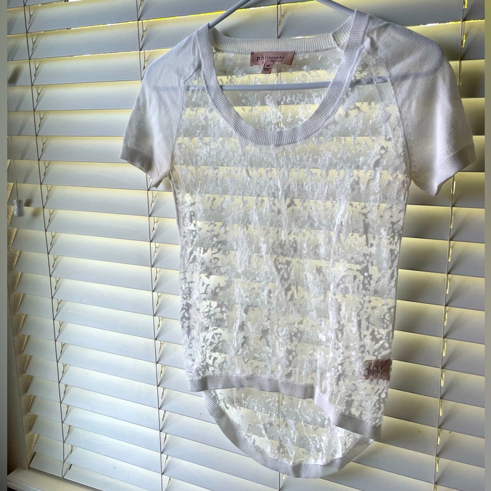 Lace top! So cute!!